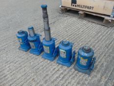 Q 5 x Weber 12 Tonne Hydraulic Jacks