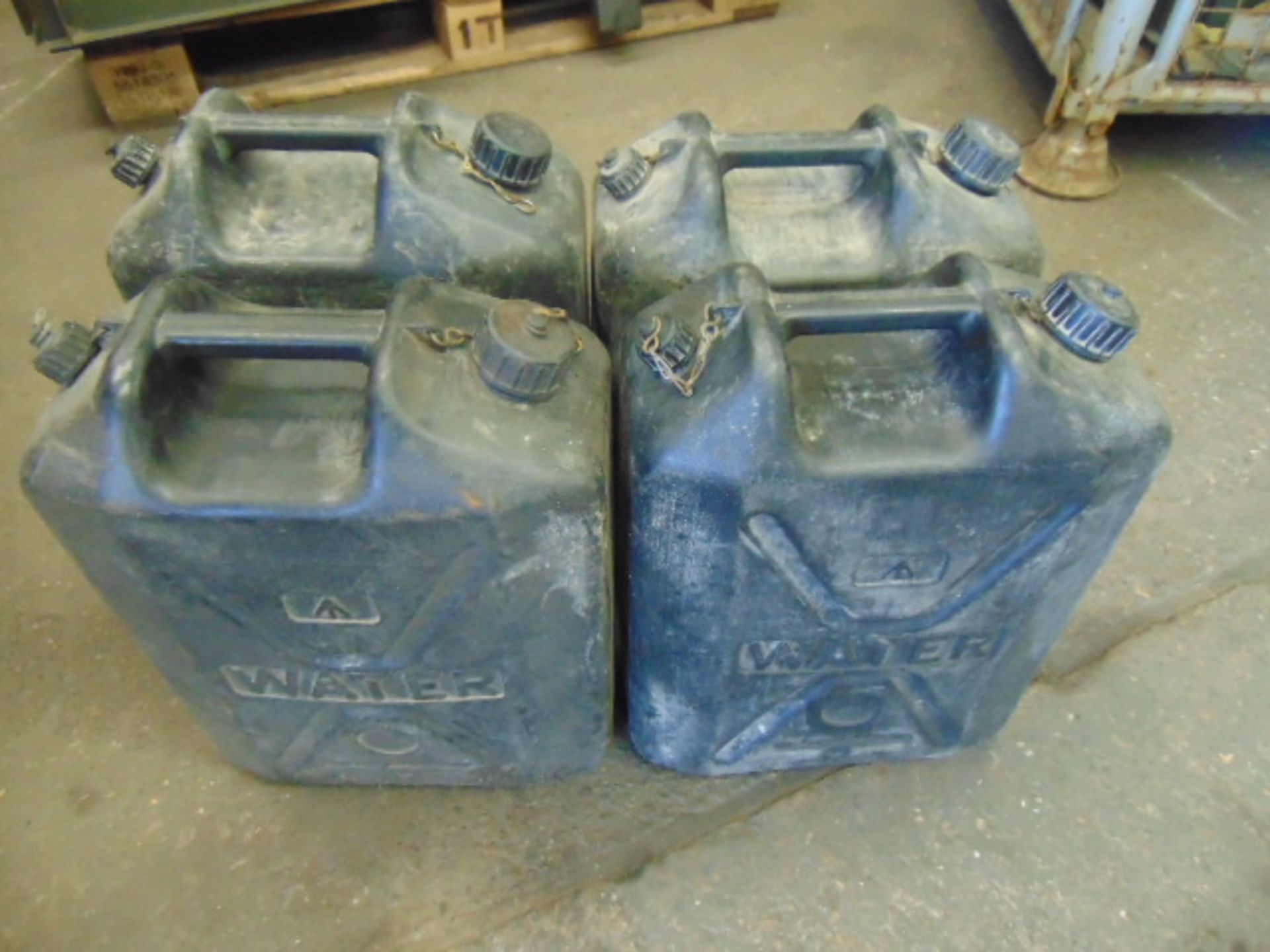 4 x Standard Nato 5 gall Water Jerry Cans