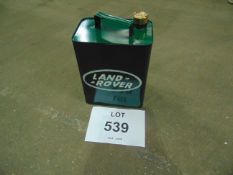 LAND ROVER 1 GALLON FUEL CAN WITH BRASS CAP *NEW*