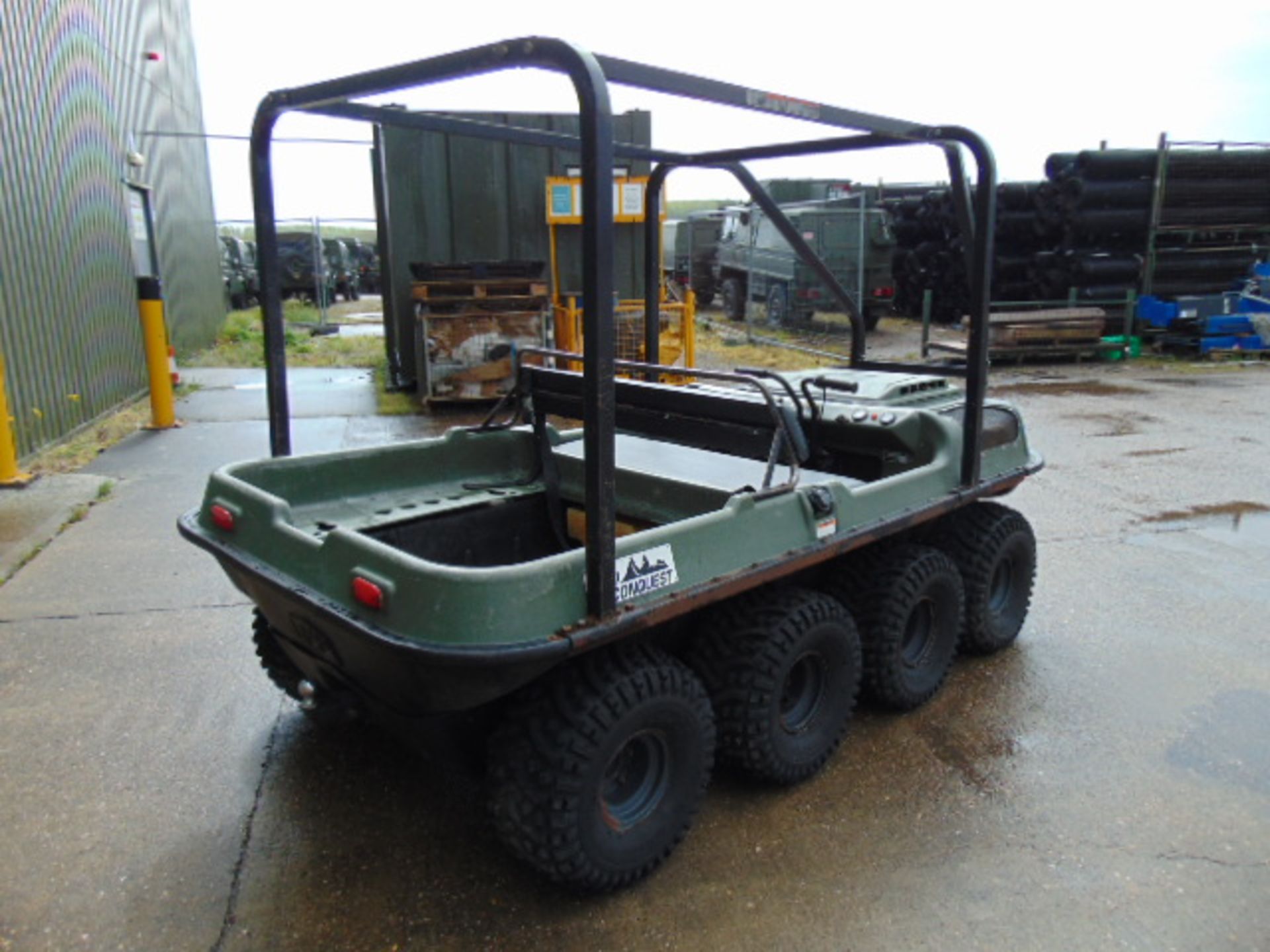 Argocat 8x8 Conquest Amphibious ATV c/w Roll Cage ONLY 1,080 Hours! - Image 6 of 20