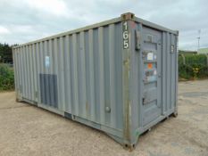 DEMOUNTABLE FRONT LINE ABLUTION UNIT IN 20FT CONTAINER WITH HOOK LOADER