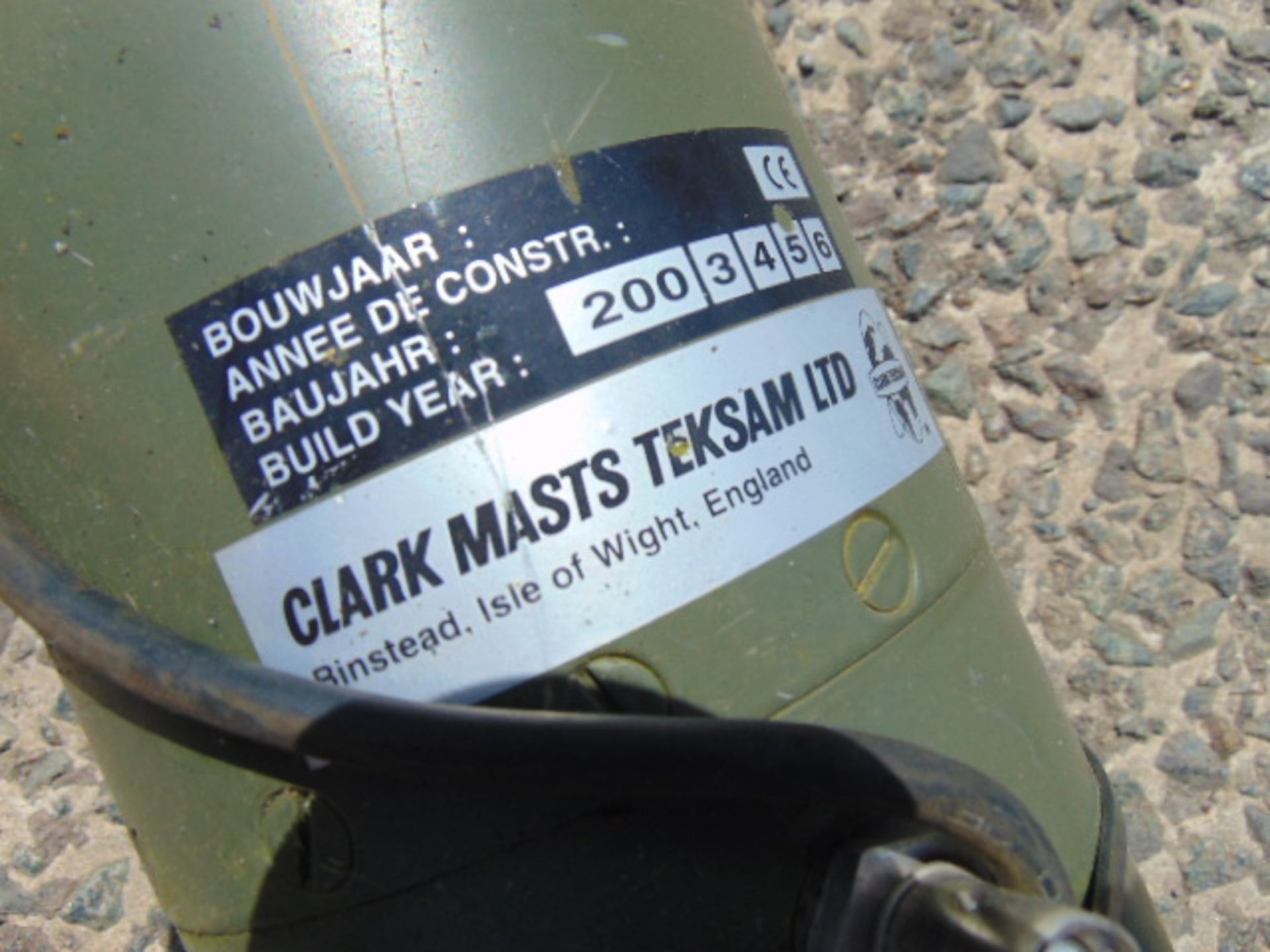 Unissued Clark/Thales Pneumatic Mast Assy with Hand Pump - Image 4 of 7