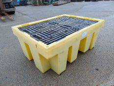 Bunded Double Container Spill Pallet