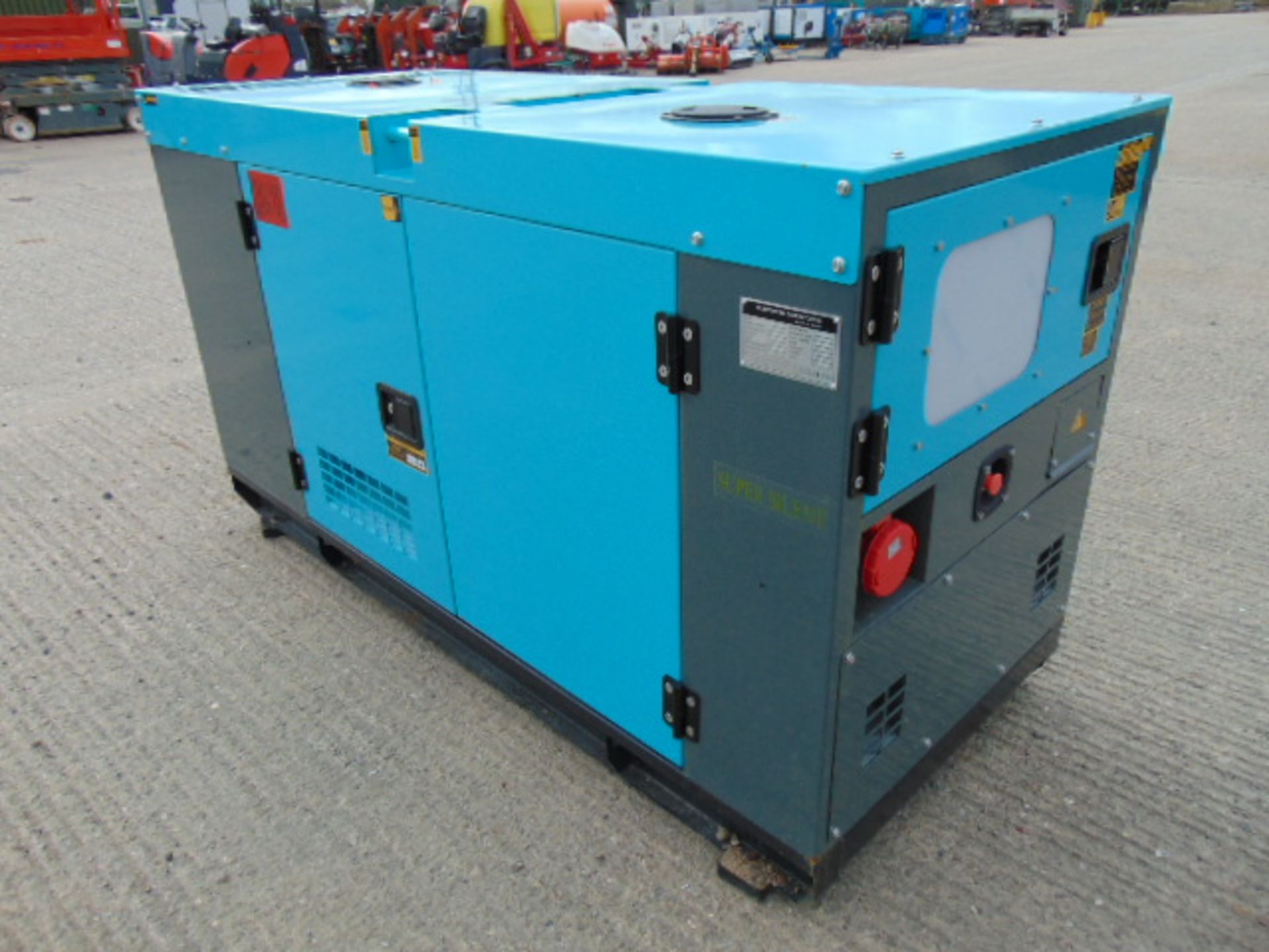 2020 UNISSUED 50 KVA 3 Phase Silent Diesel Generator Set - Image 7 of 22