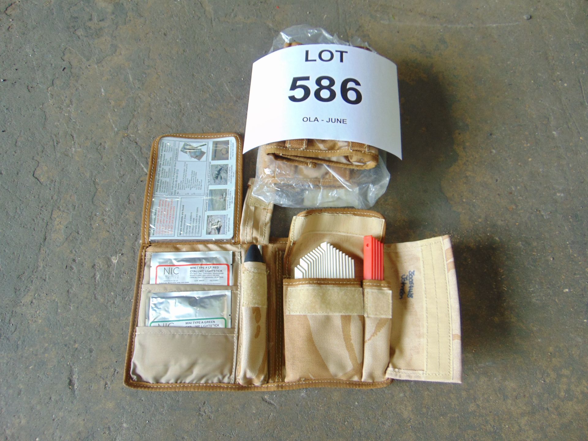 3 x UNUSED PERSONAL MINE EXTRACTION KIT GENUINE GULF WAR ISSUE