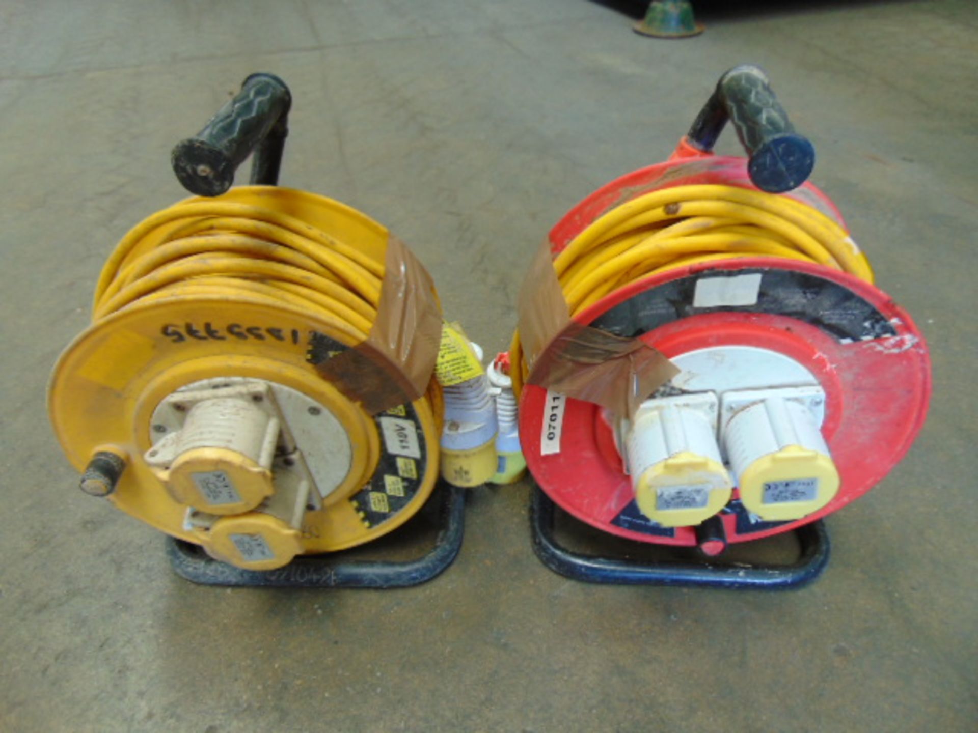 2 x 110V Cable Reels as shown