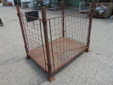 Steel Stacking Stillage with removeable sides and corner posts