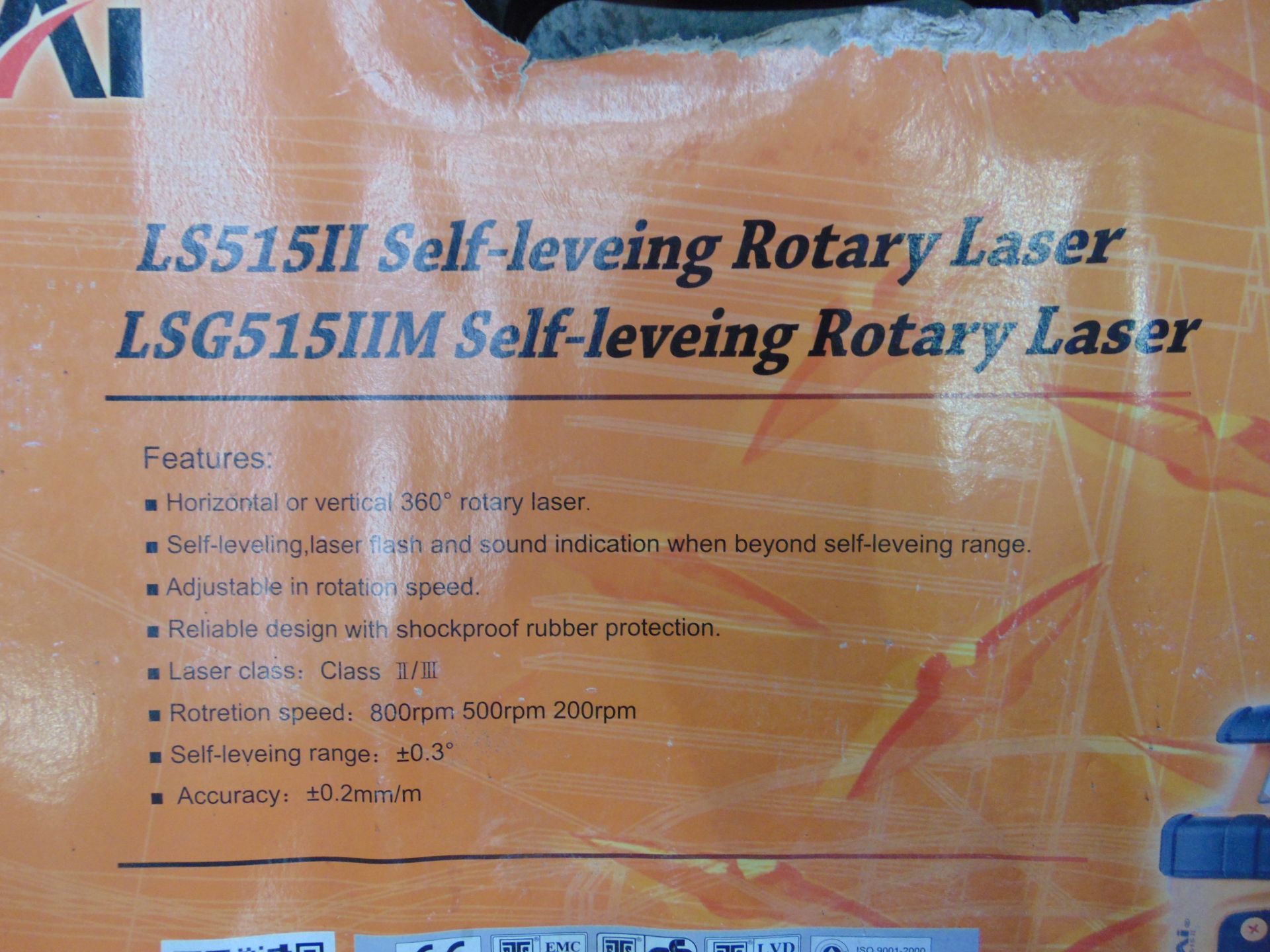 ** BRAND NEW ** LAISAI LS515II Surveying Self Levelling Rotary Laser Set - Image 9 of 11