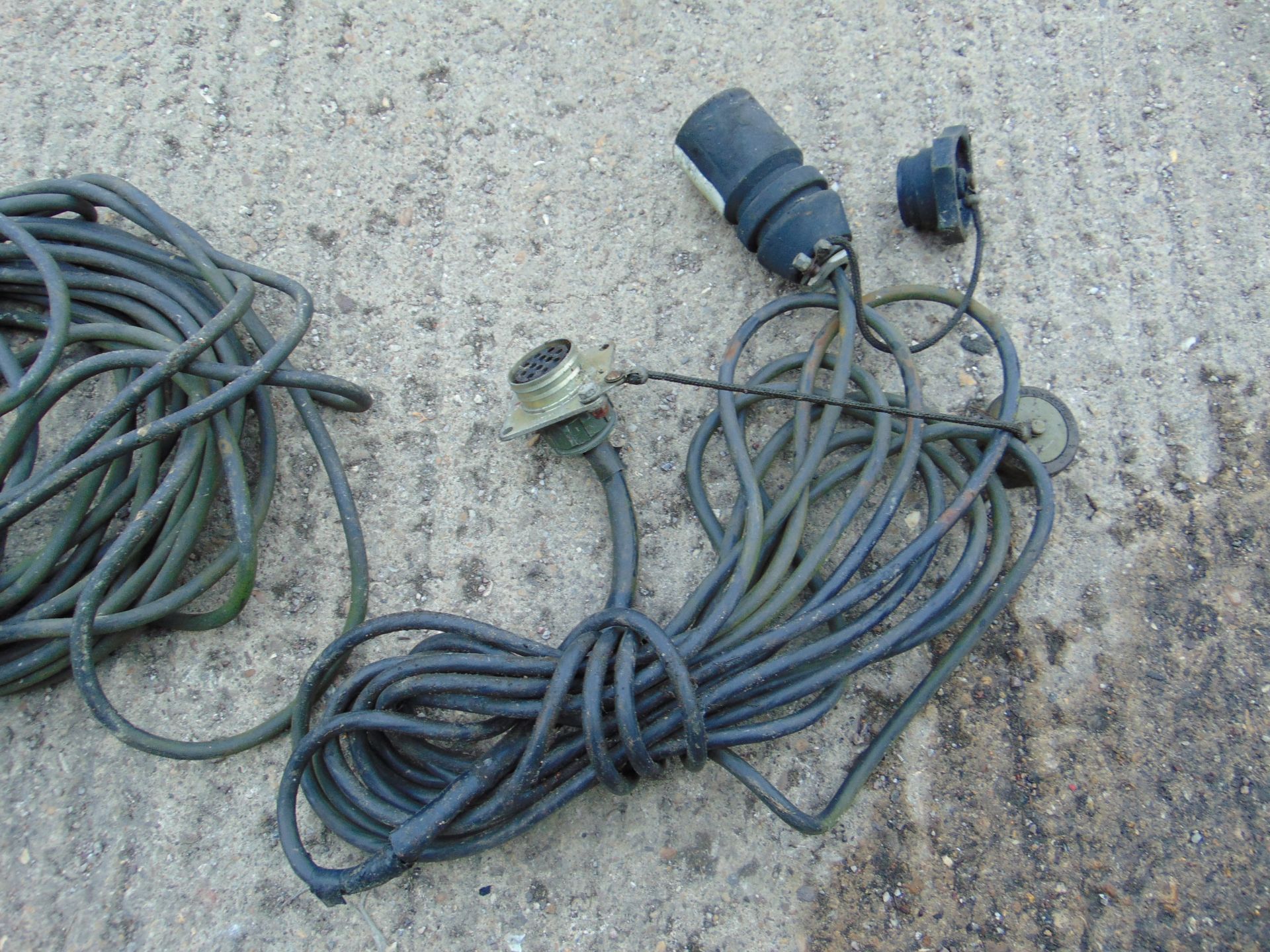 5 x NATO socket trailer lighting cables - Image 2 of 7