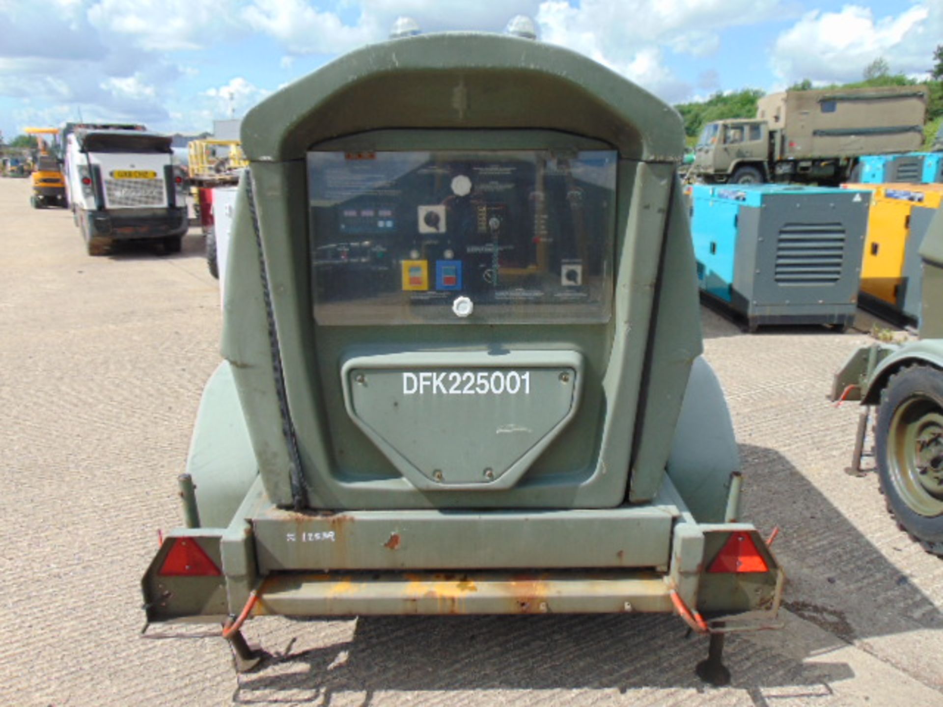 Ex Uk Royal Air Force Trailer Mounted 25 KVA Generator - Image 4 of 11