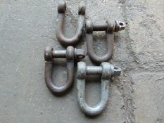 4 x 5T D Shackles