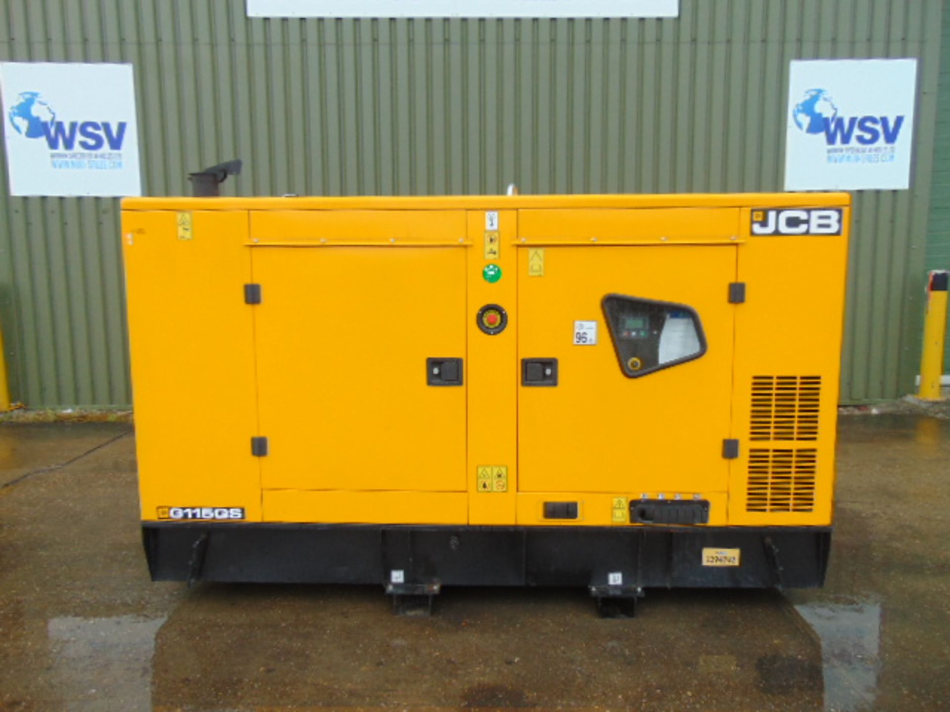 2019 UNISSUED JCB G115QS 110 KVA 3 Phase Silent Diesel Generator Set