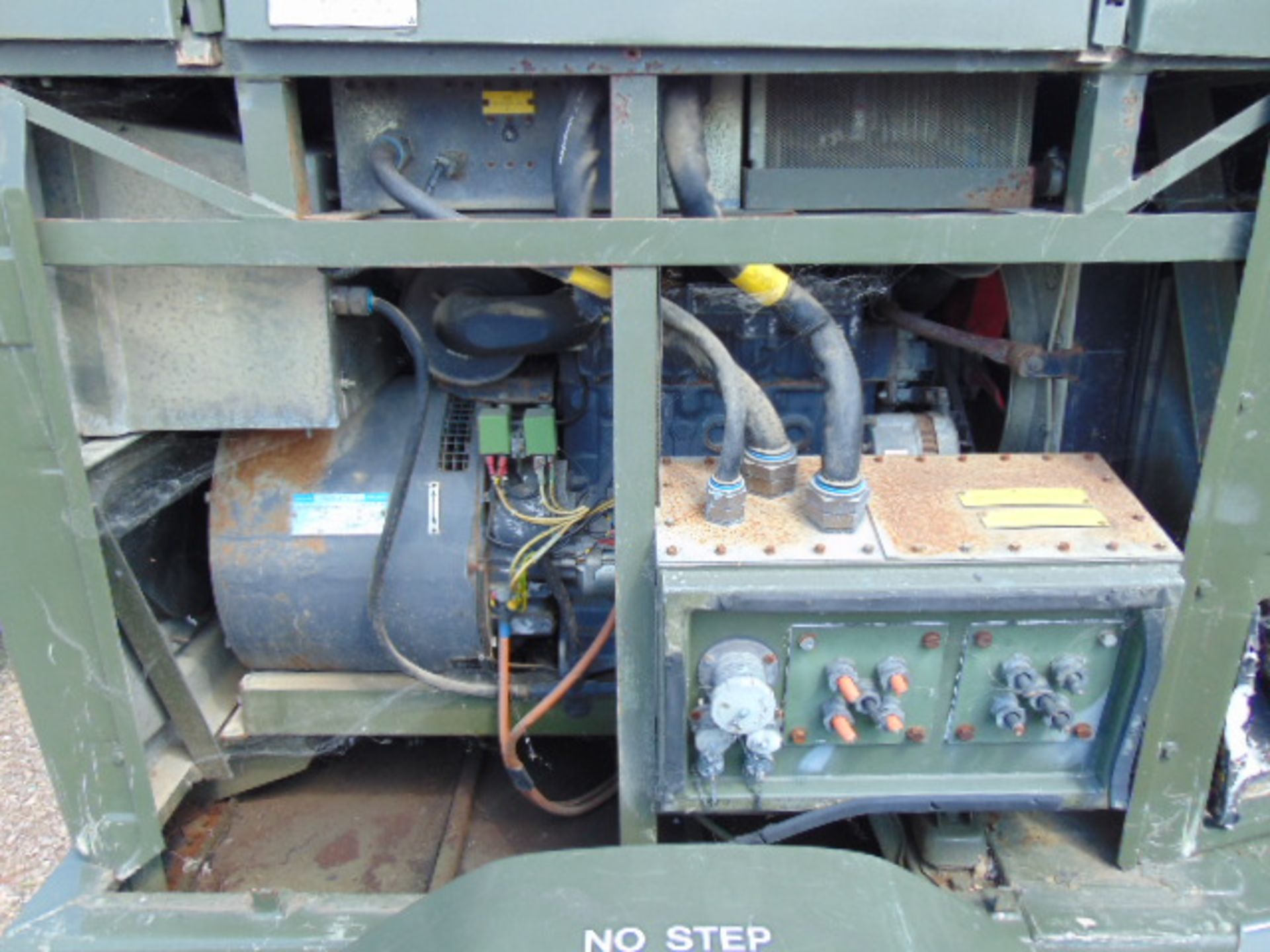 Ex Uk Royal Air Force Trailer Mounted 25 KVA Generator - Image 9 of 13