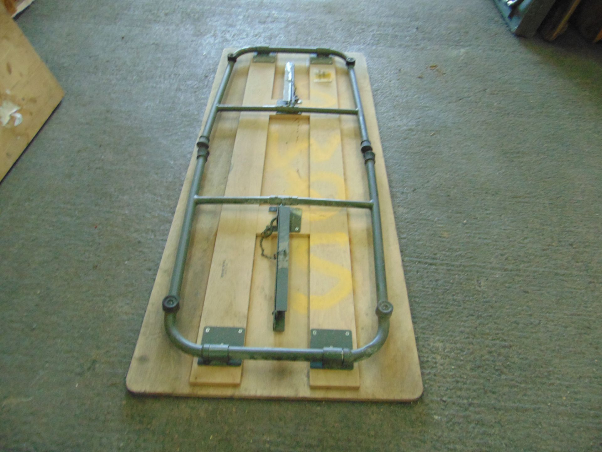1 x 5ft TABLE WITH FOLDING LEGS - Image 5 of 5