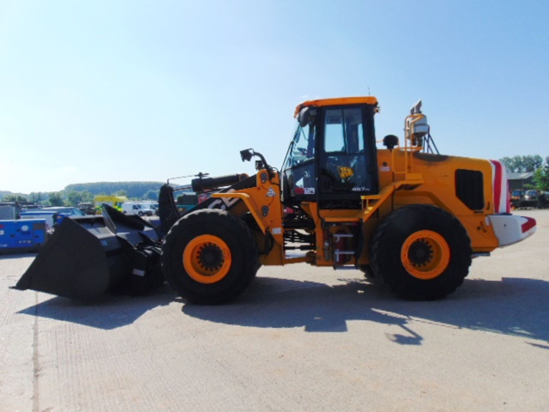 UK Government Department a 2012 JCB 457 ZX T4 Wheel Loader ONLY 7,948 HOURS! - Image 4 of 27