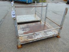 Steel Stacking Stillage with removeable side bars