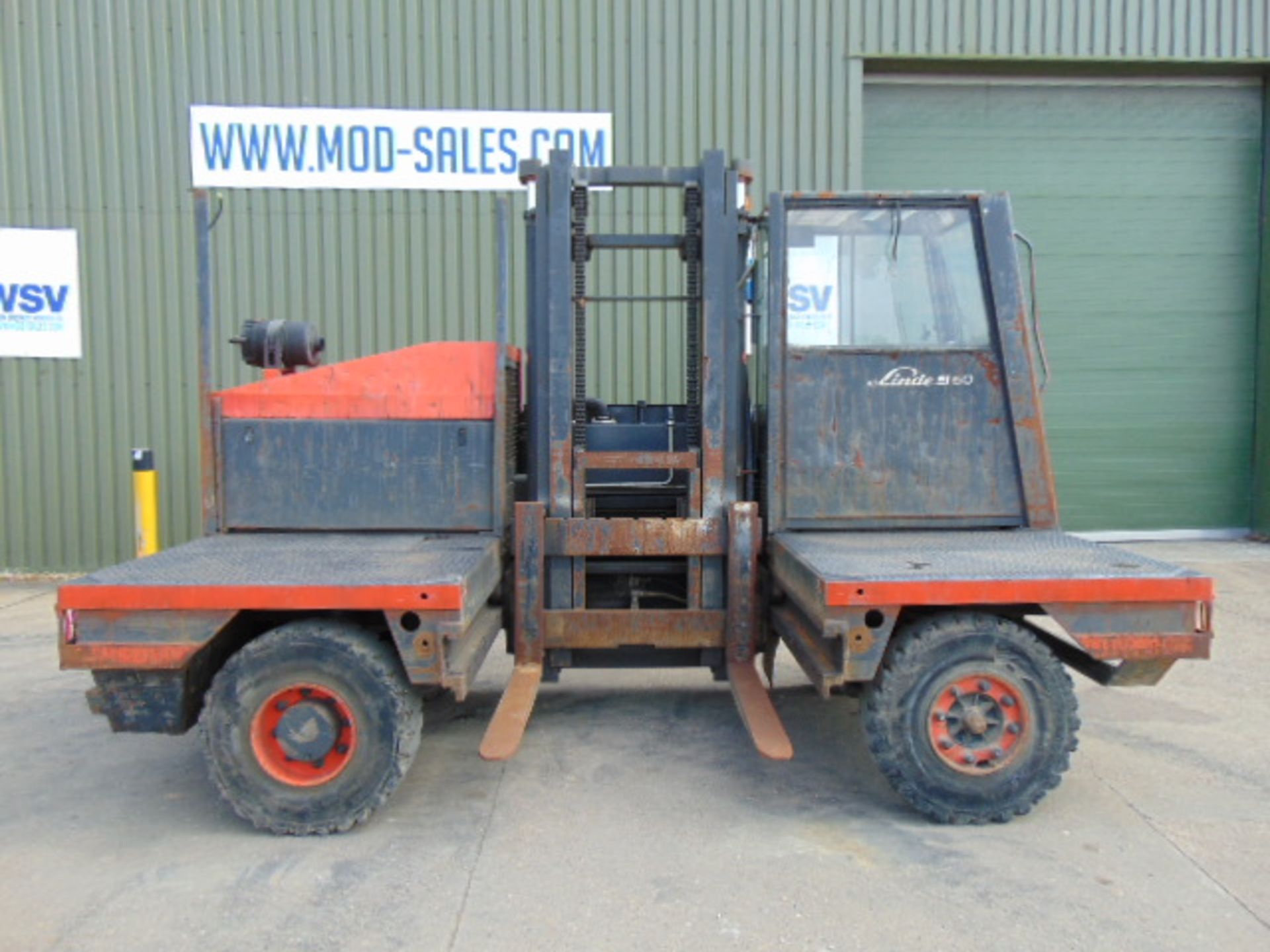 Linde S60 Sideloader Diesel Forklift - Image 3 of 15