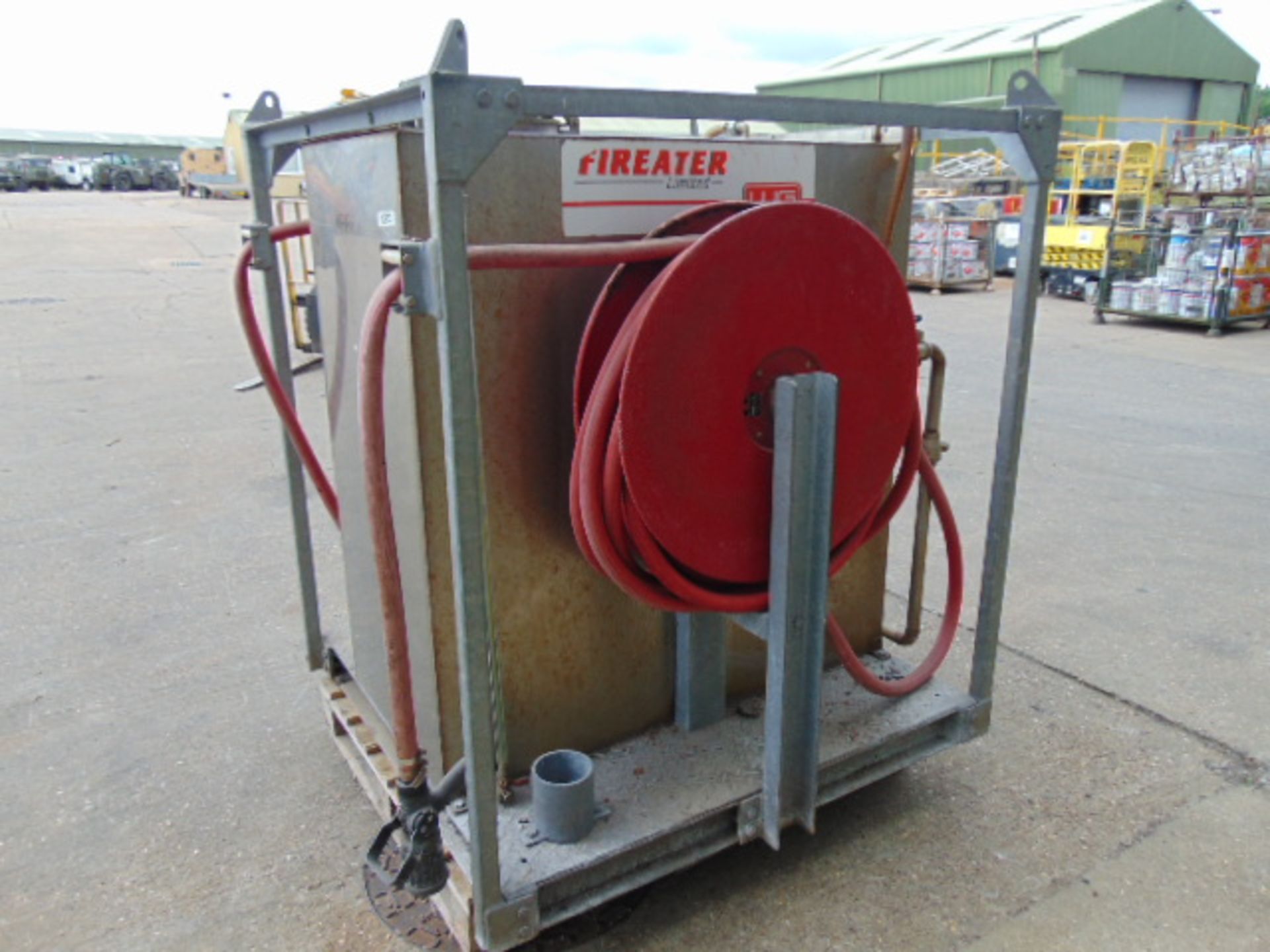 700L Fireater AFFF (Aqueous Film-Forming Foam) stainless steelTanks c/w 2 x 10m Fire Hose Reels. - Image 5 of 10