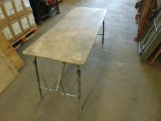 1 x 5ft TABLE WITH FOLDING LEGS