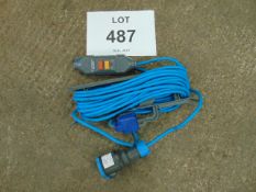 Palazzoli Lewden 13A Plug to 32 Amp Socket Adapter Convertor Lead