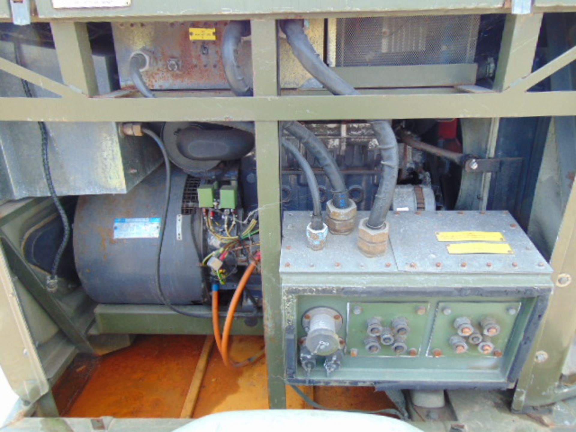 Ex Uk Royal Air Force Trailer Mounted 25 KVA Generator - Image 8 of 11