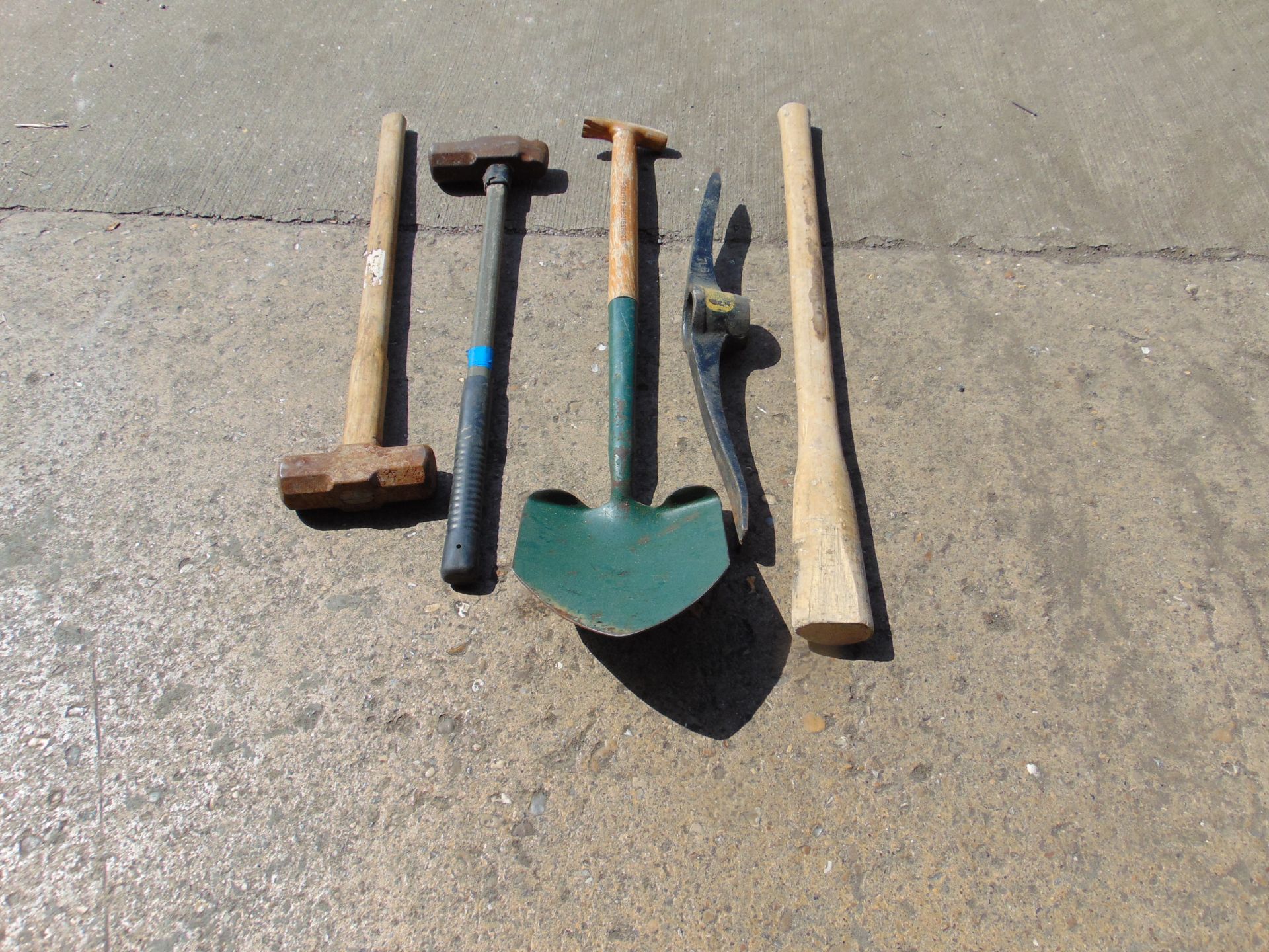 CES ITEMS, SHOVEL, PICK AXE ETC