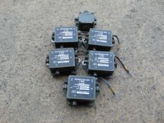 5 x DISTRIBUTION BOX 2 WAY & 1 x RACAL UNIT