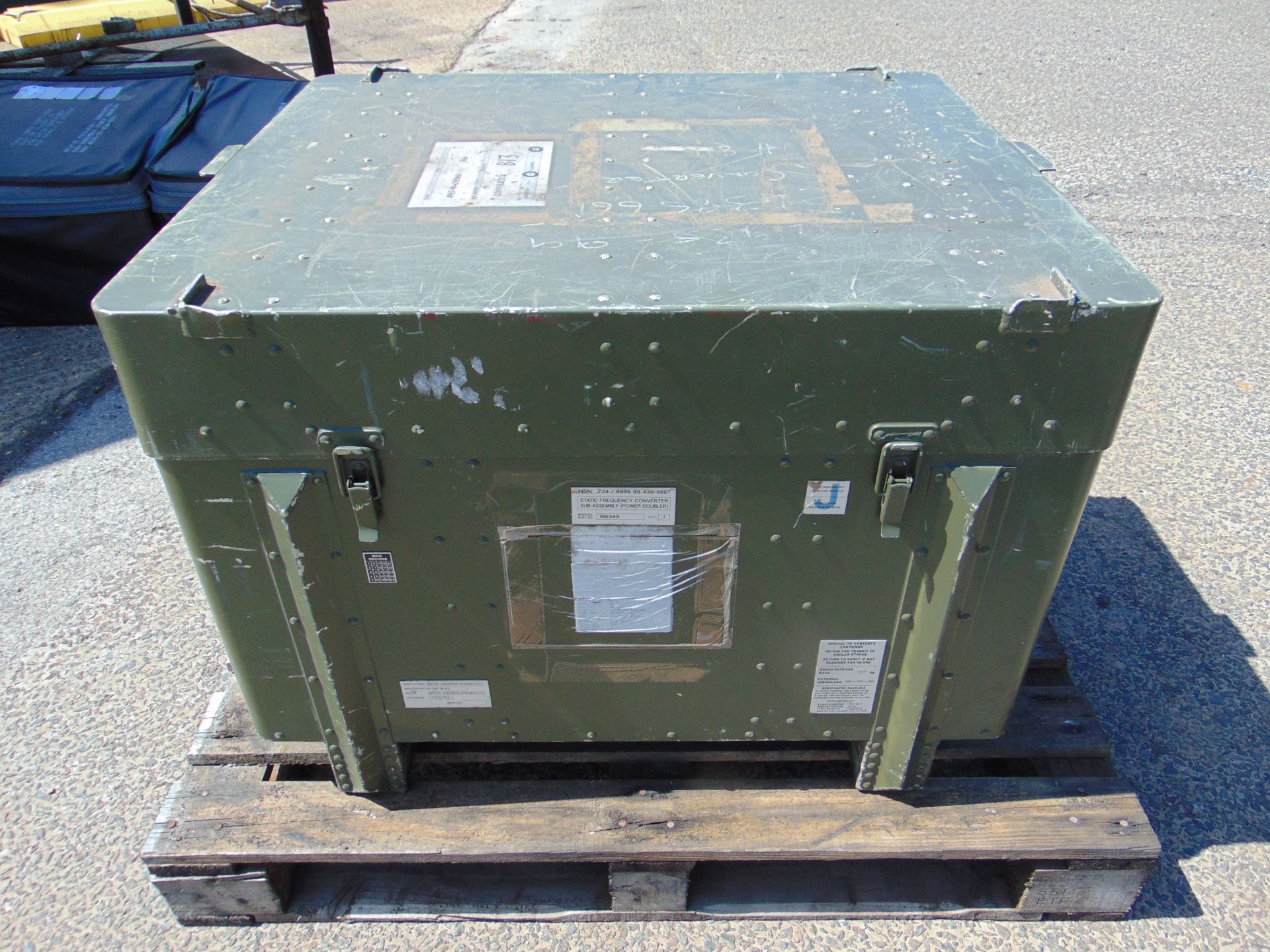 Large Heavy Duty Secure Storage Box as shown