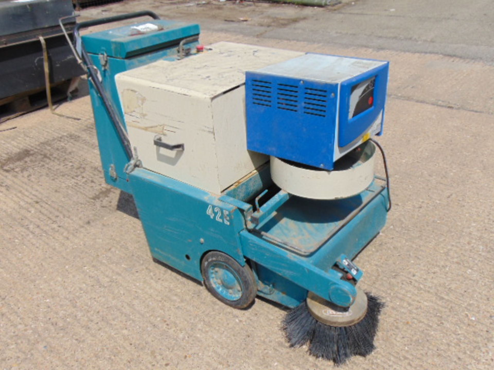 Tennant 42E Walk Behind Electric Sweeper C/W Charger