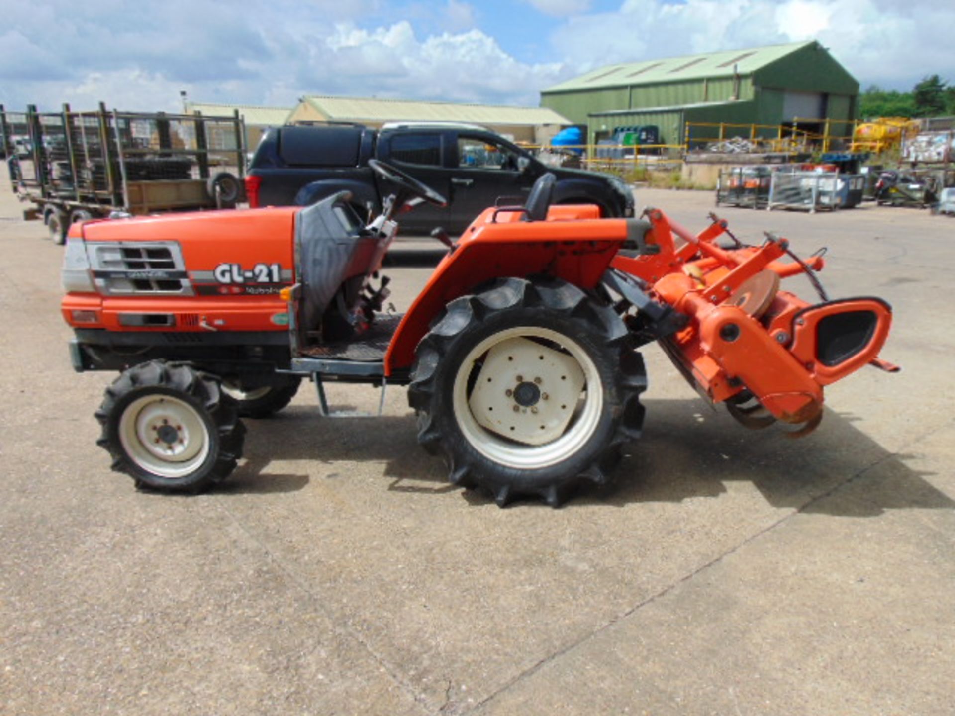 Kubota GL21 Compact Tractor c/w RL14 Rotavator ONLY 670 HOURS! - Image 5 of 29