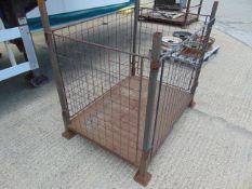 Steel Stacking Stillage with removeable sides and corner posts