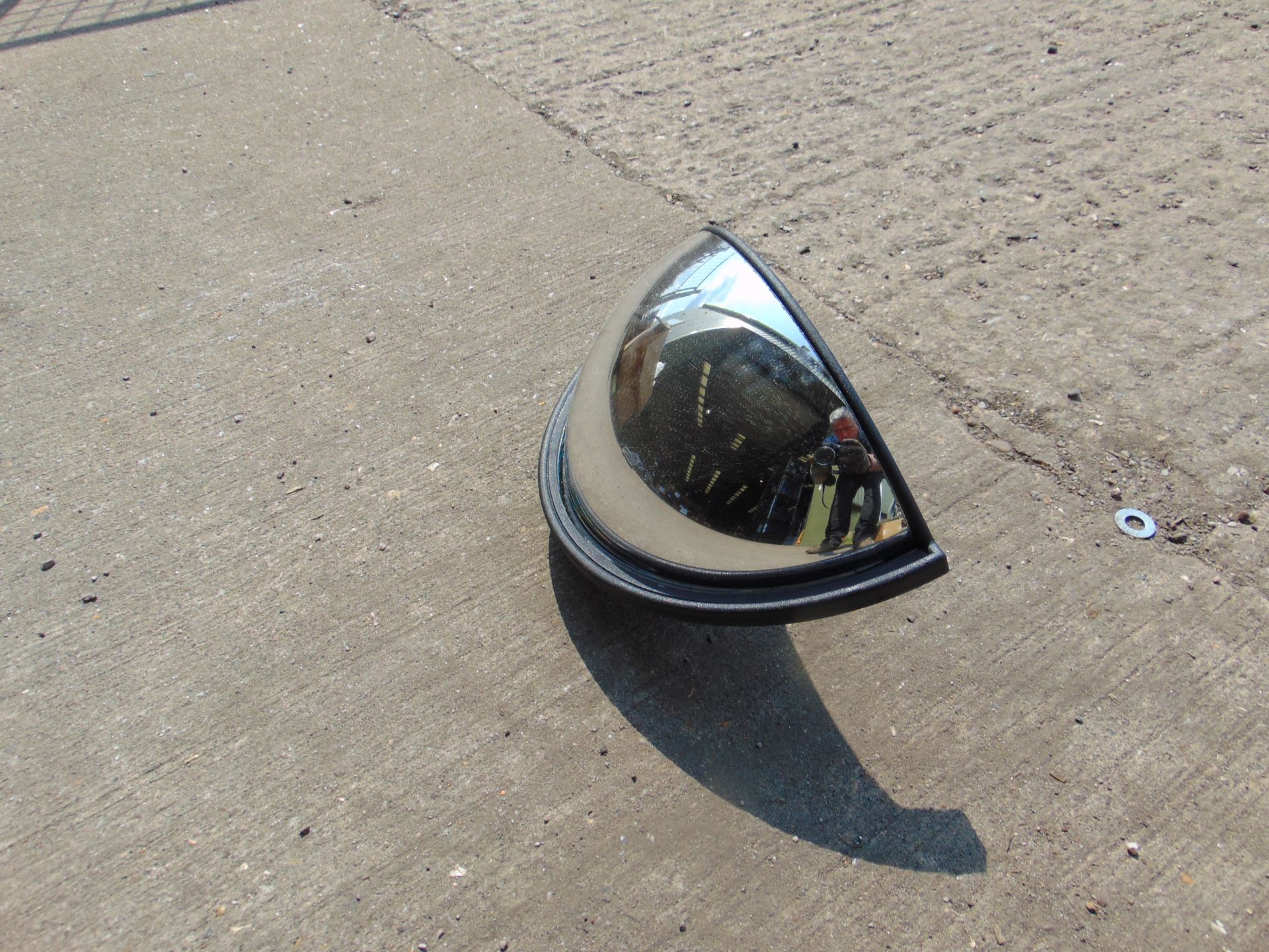 CURVED VEHICLE MIRROR