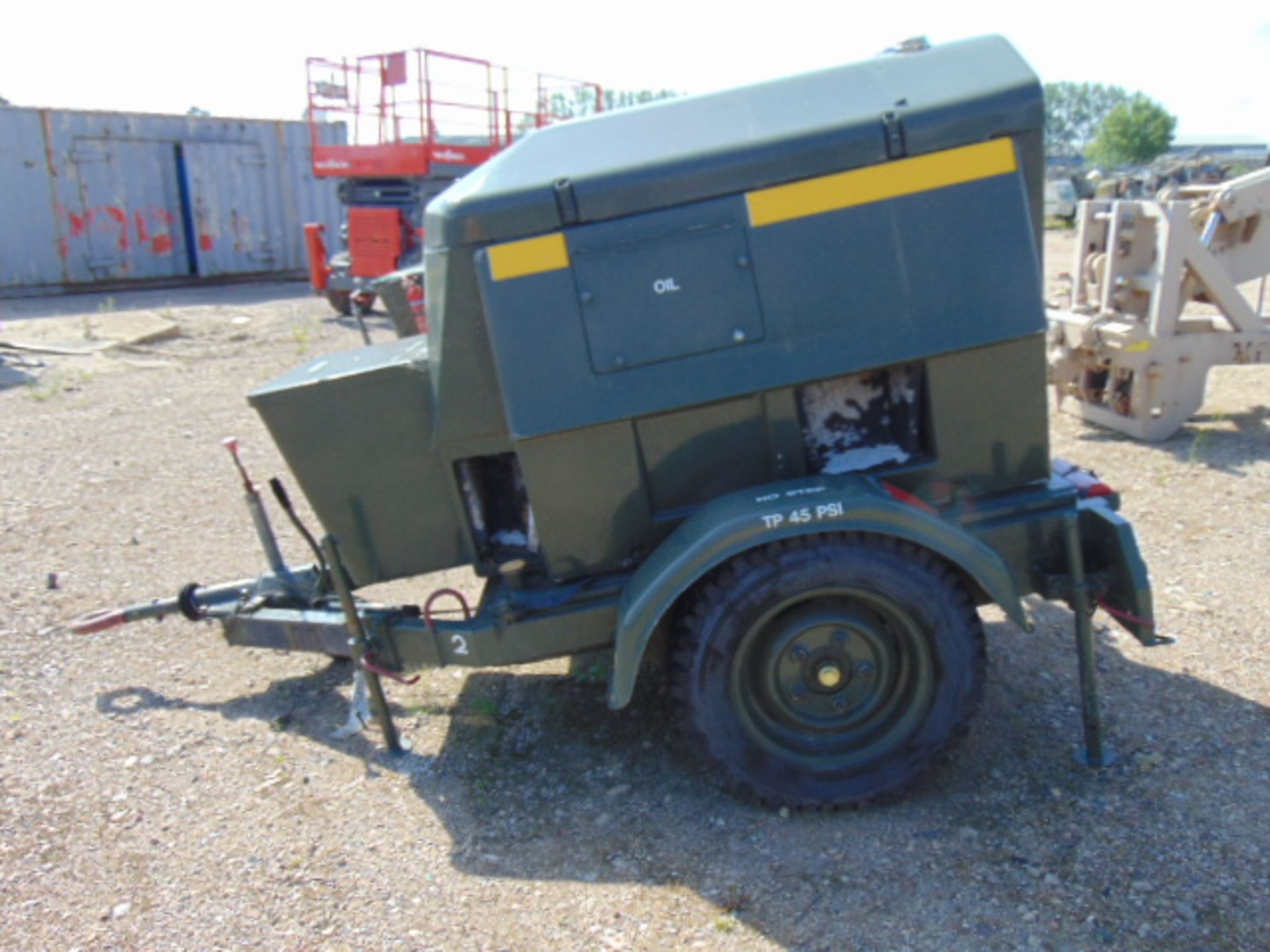 Ex Uk Royal Air Force Trailer Mounted 25 KVA Generator - Image 4 of 13