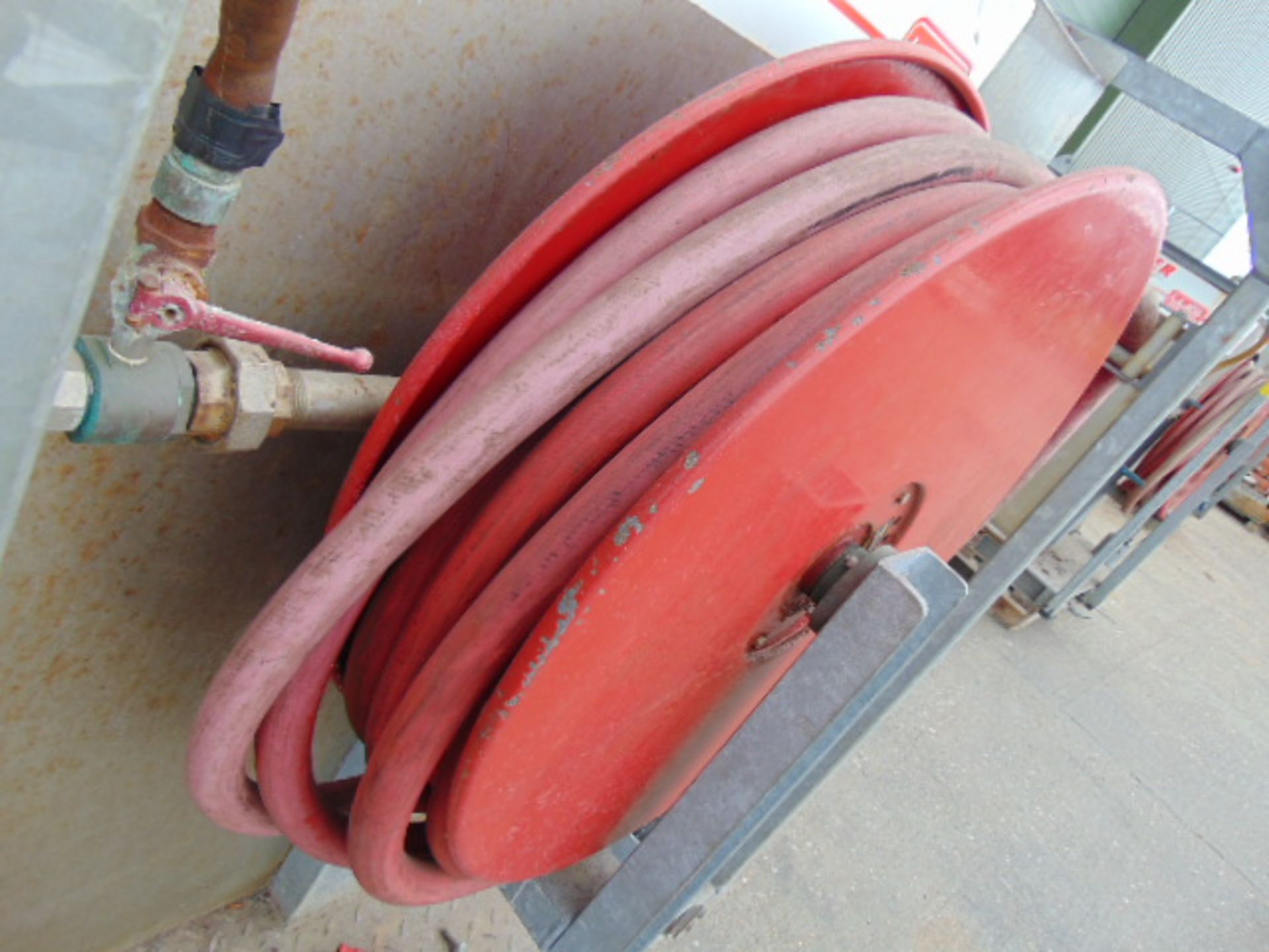 700L Fireater AFFF (Aqueous Film-Forming Foam) stainless steelTanks c/w 2 x 10m Fire Hose Reels. - Image 9 of 10