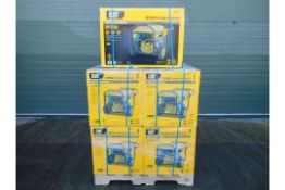 QTY 5 x UNISSUED Caterpillar RP2500 Industrial Petrol Generator Sets