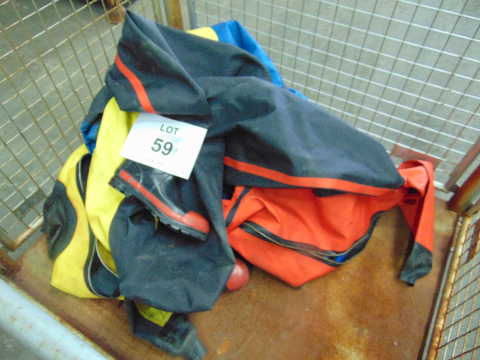 4 x Ex FIRE & RESCUE DRYSUITS WITH BOOTS - Image 7 of 7