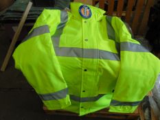 DICKIES HI VIZ JACKET, QUILTED AND WATERPROOF *EXTRA LARGE* NEW & UNUSED