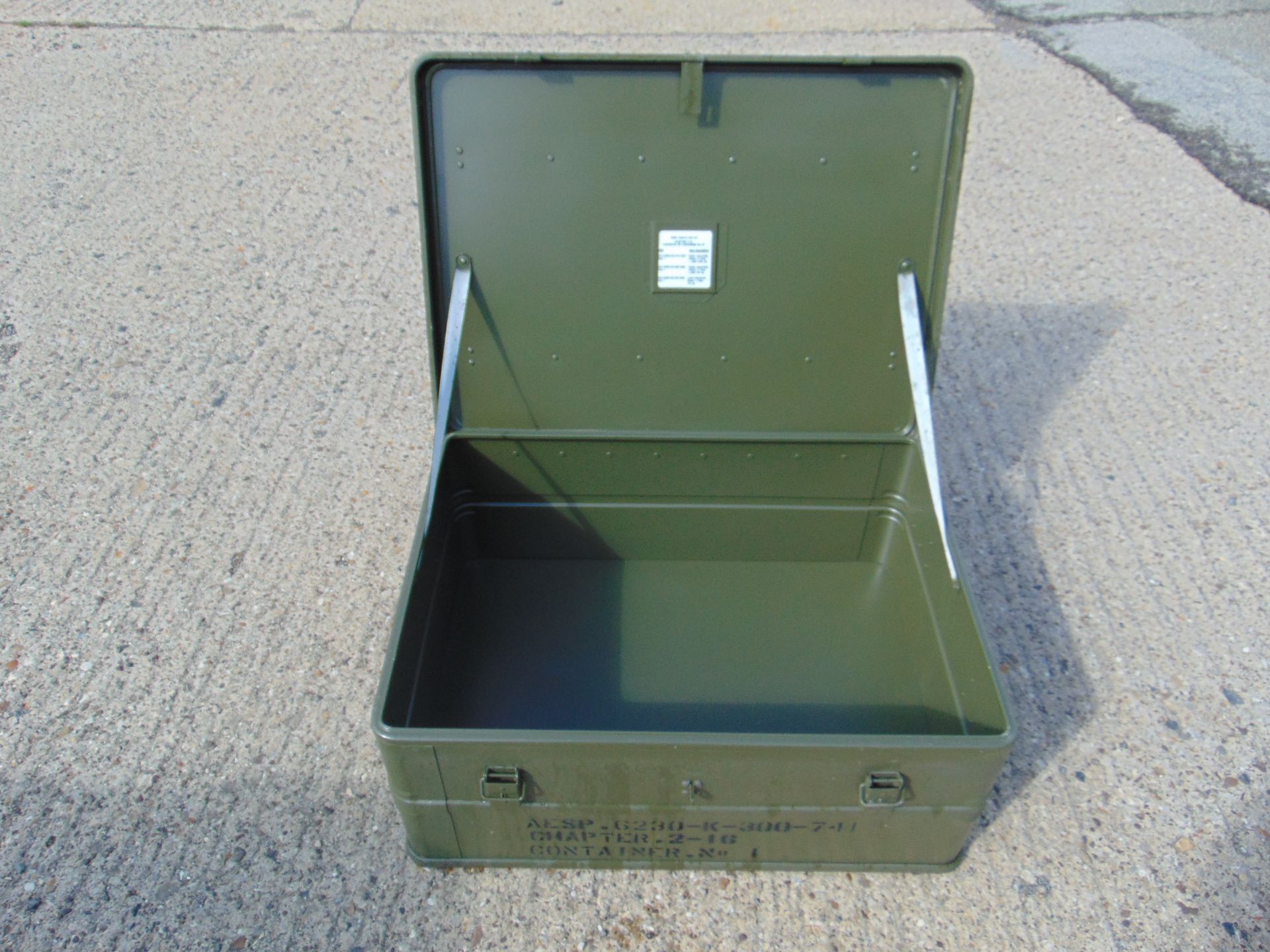 ALUMINIUM STORAGE BOX *UNISSUED* - Image 2 of 4