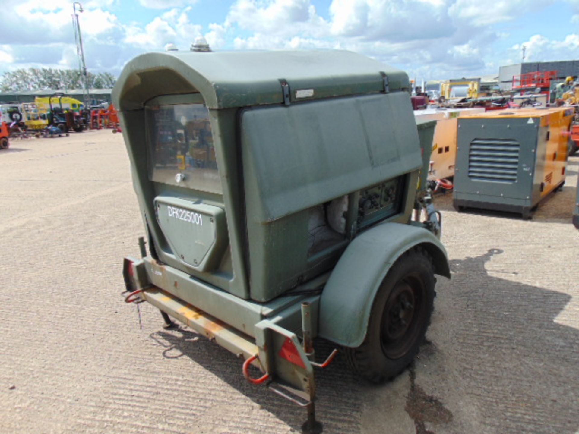 Ex Uk Royal Air Force Trailer Mounted 25 KVA Generator - Image 5 of 11