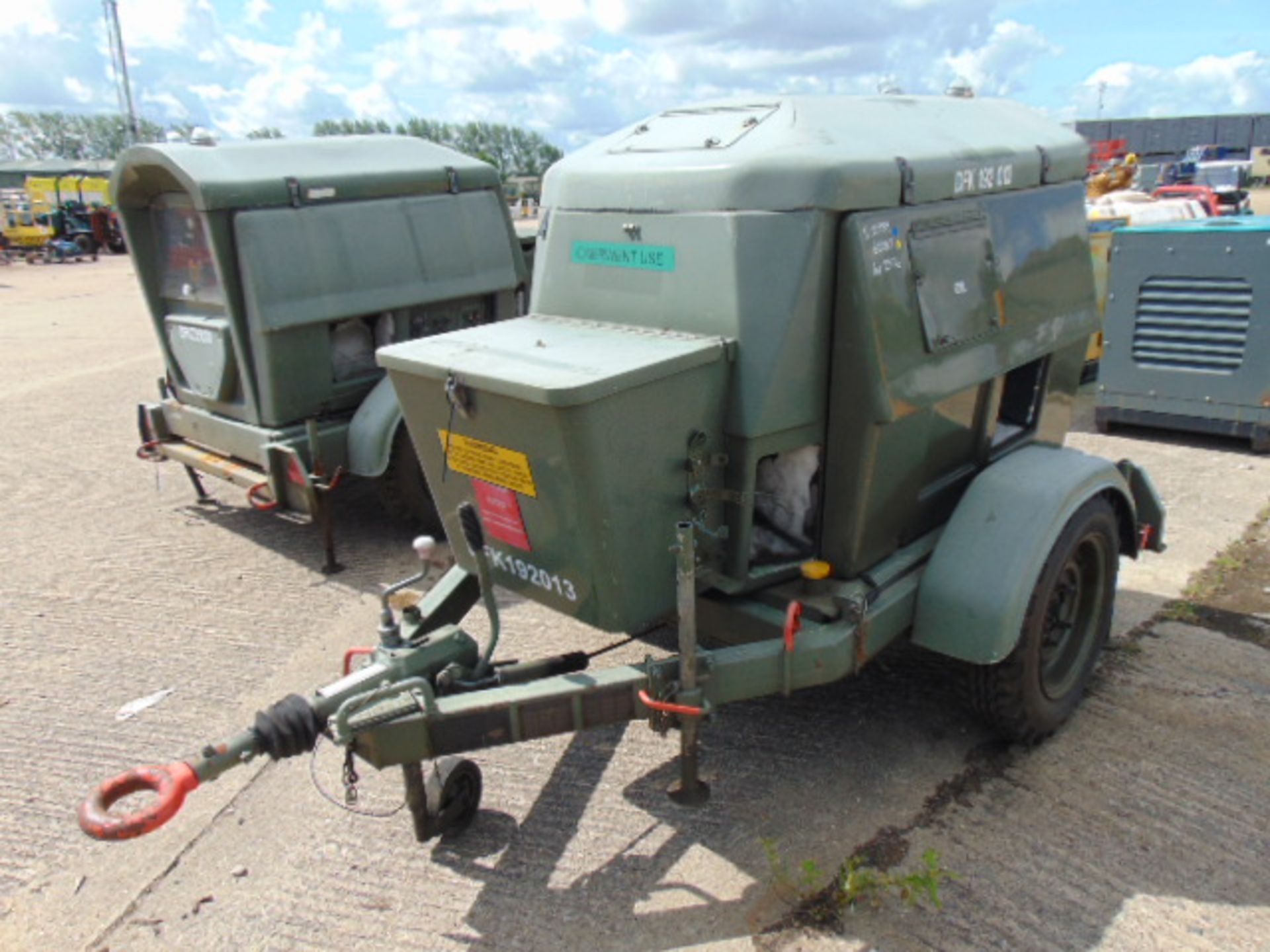 Ex Uk Royal Air Force Trailer Mounted 25 KVA Generator - Image 2 of 11