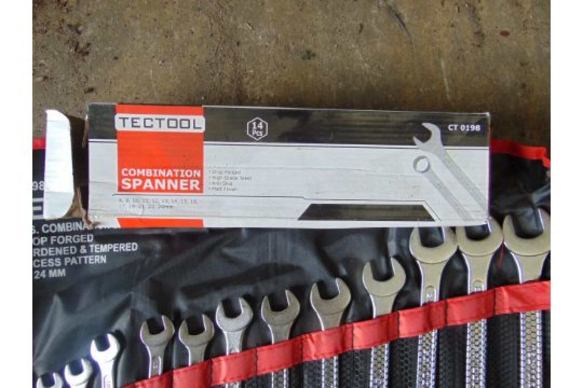 14pcs UNUSED TECTOOL METRIC SPANNER SET - Image 2 of 2