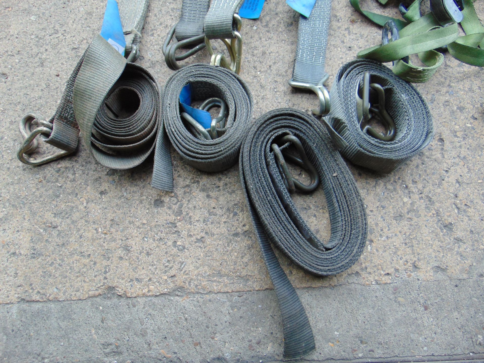 VARIOUS WEBBING STRAPS, INCLUDING 4 x RATCHET STRAPS - Image 4 of 5