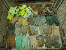 Mixed Safety Eqpt inc Gloves, Goggles, Hi Viz Vests etc