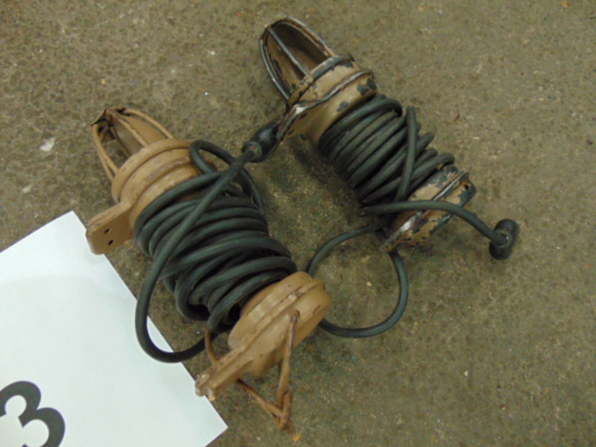 2 x Land Rover Lucas Inspection Lamp Light Series Defender Wolf Military Lightweight etc. - Image 2 of 2