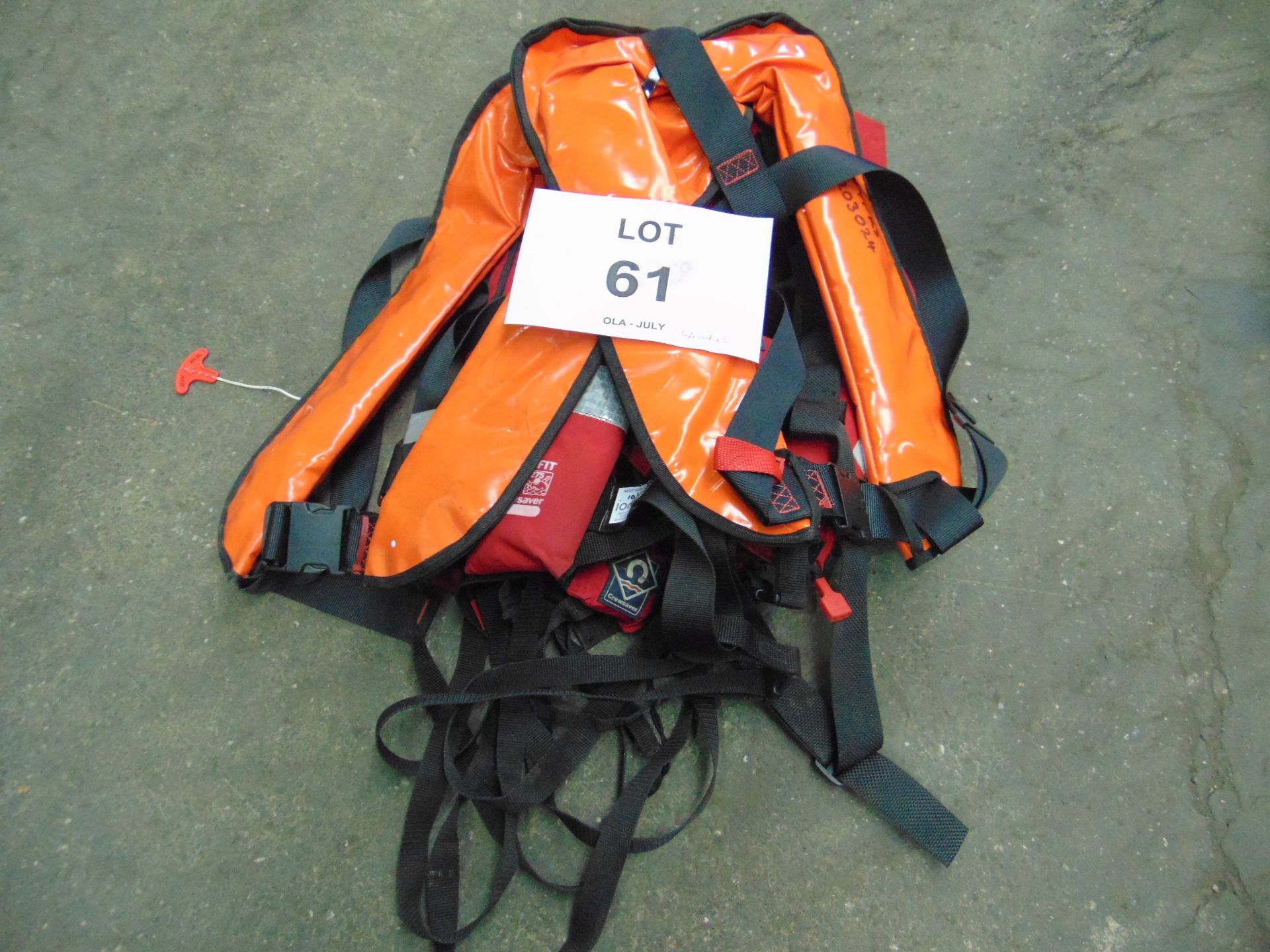 5 x Ex FIRE & RESCUE LIFEVESTS