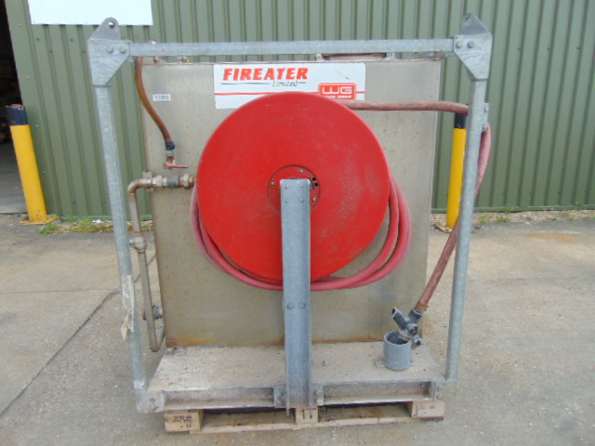 700L Fireater AFFF (Aqueous Film-Forming Foam) stainless steelTanks c/w 2 x 10m Fire Hose Reels.