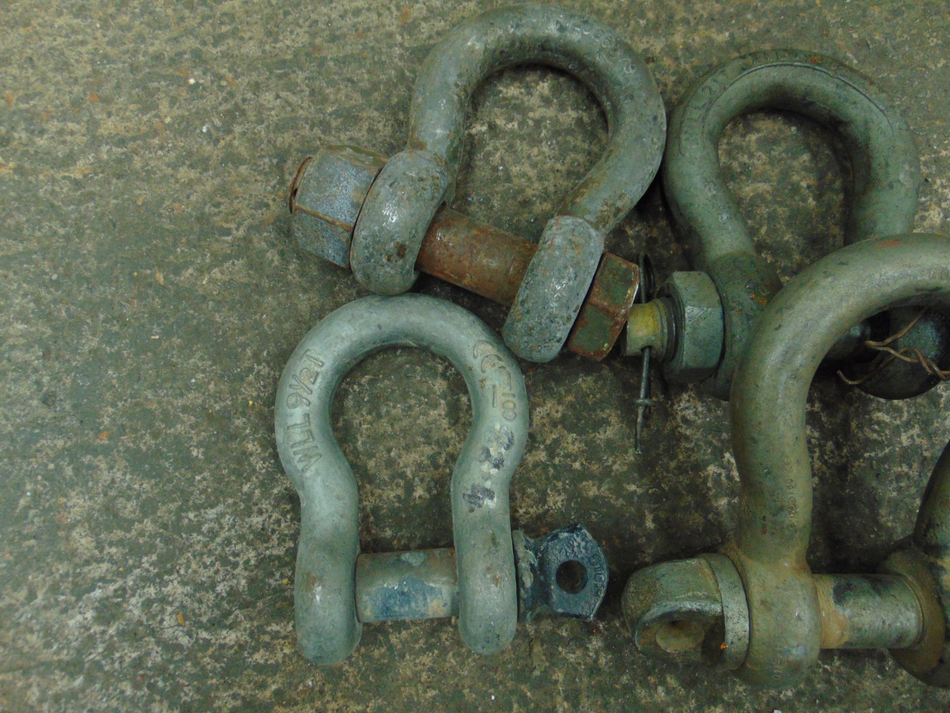 4 x BOW SHACKLES DIFFERENT RATINGS - Image 3 of 3