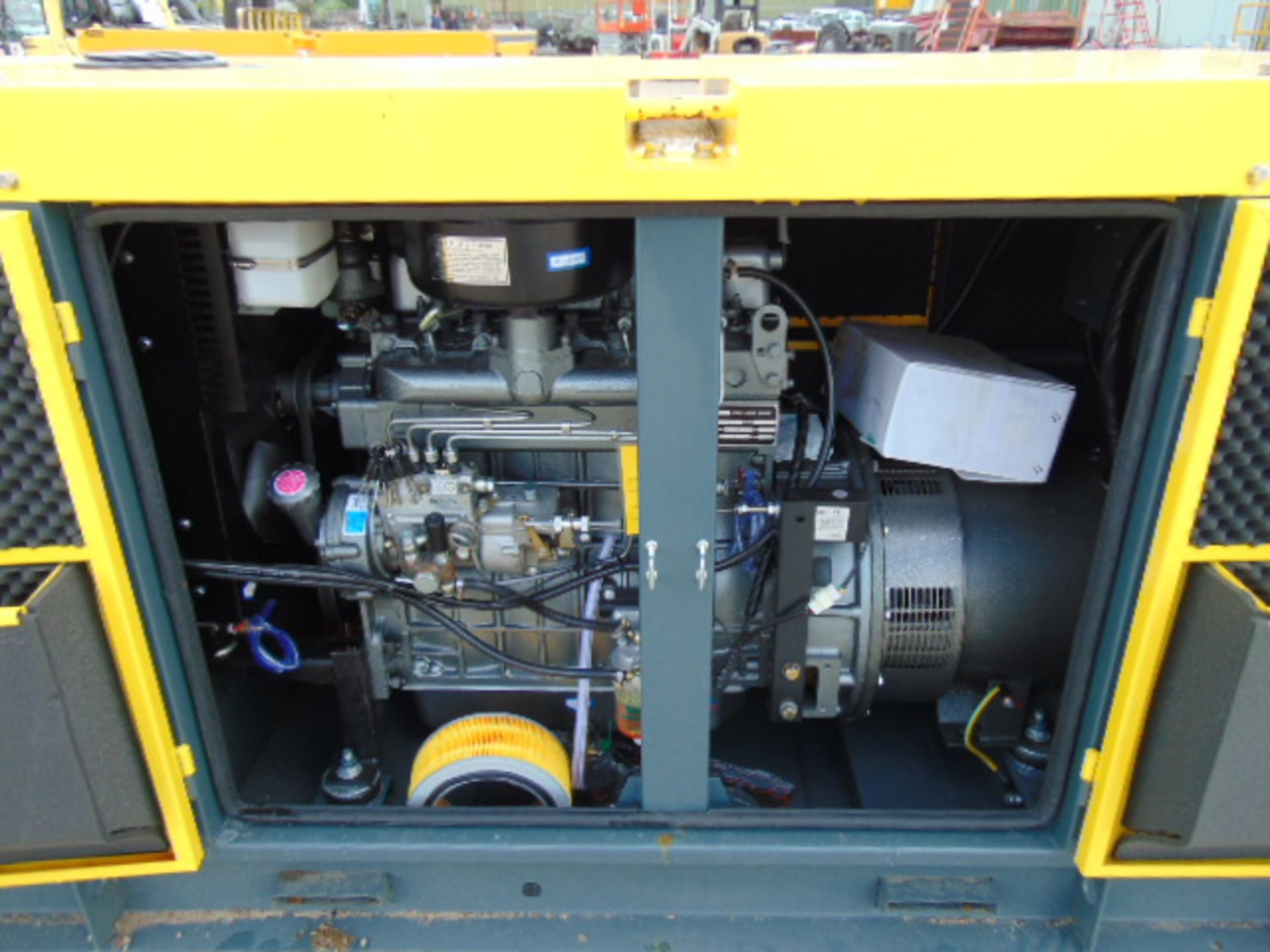 2021 UNISSUED 40 KVA 3 Phase Silent Diesel Generator Set - Image 10 of 22