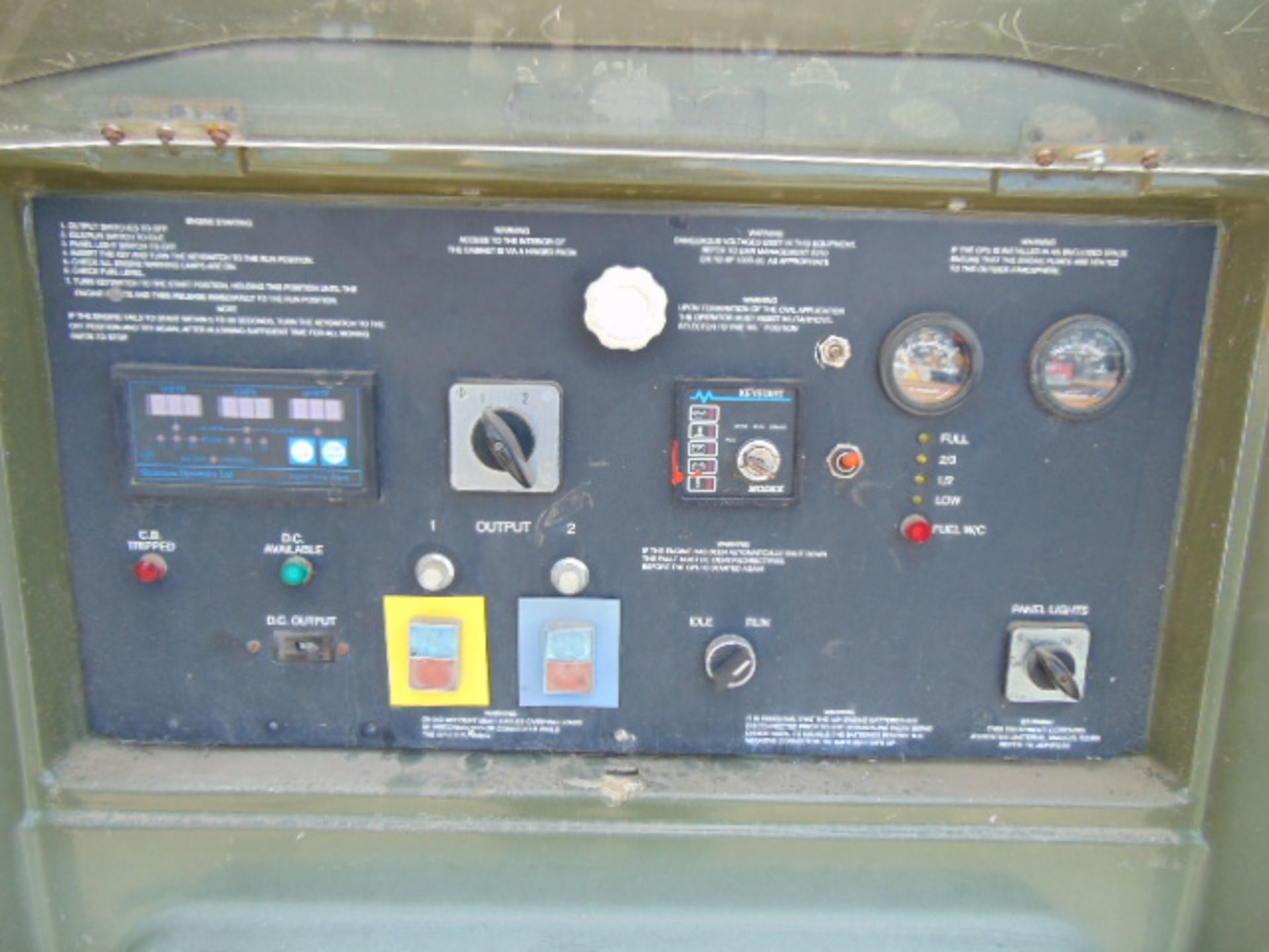 Ex Uk Royal Air Force Trailer Mounted 25 KVA Generator - Image 6 of 11