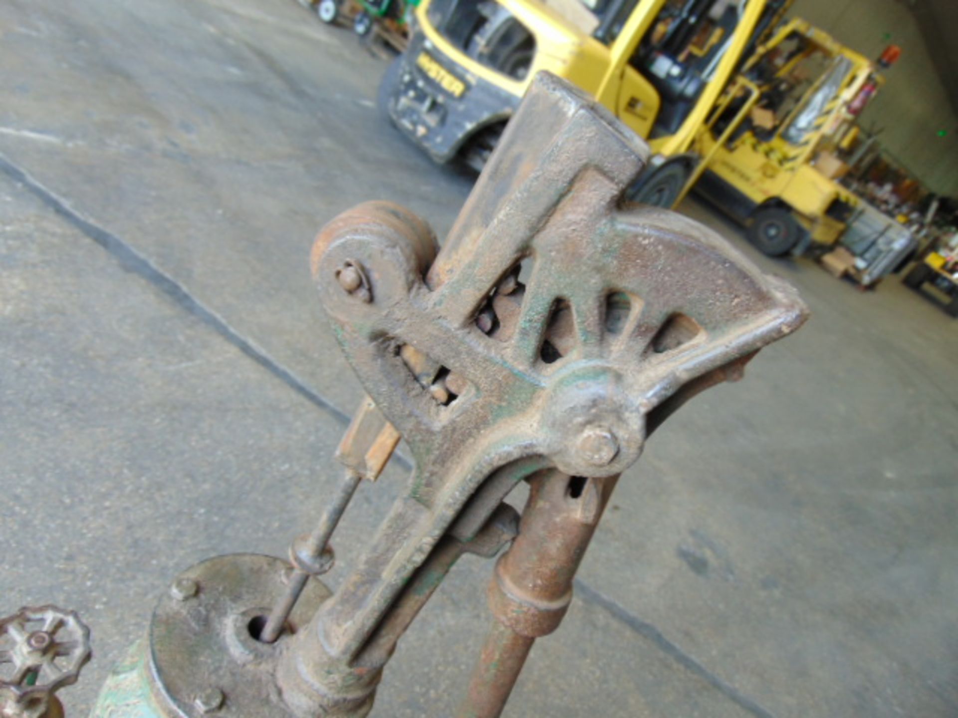Genuine Antique Cast Iron Water Pump as shown - Image 4 of 6